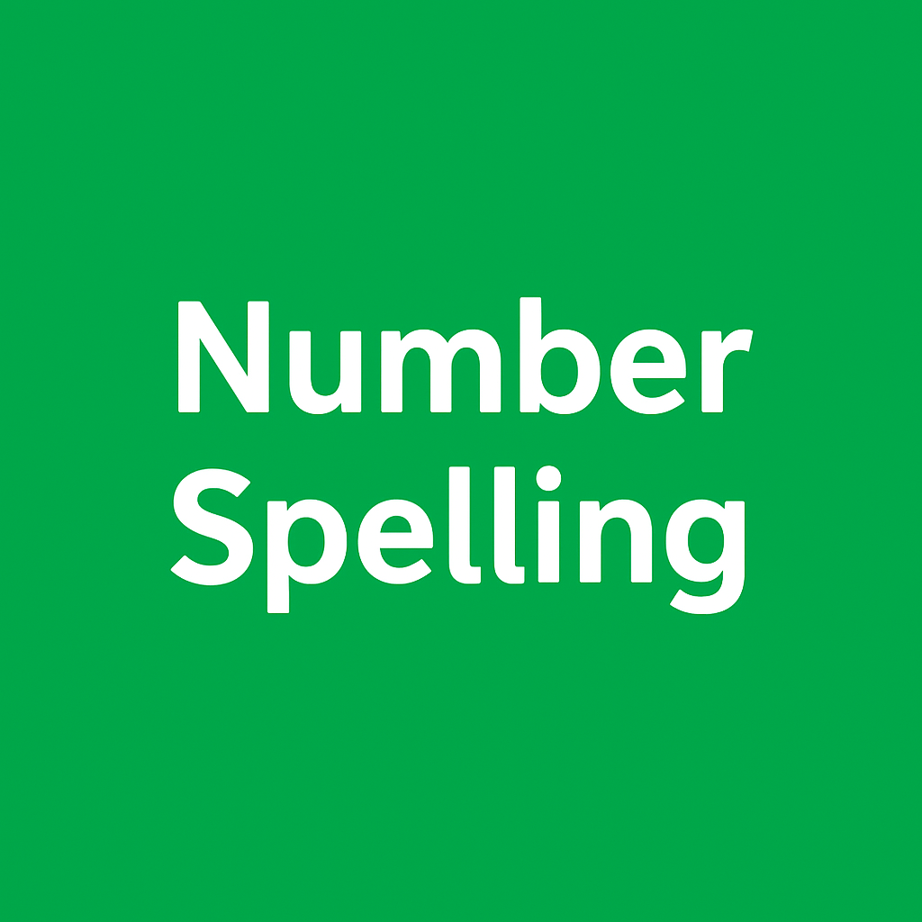 Number Spelling