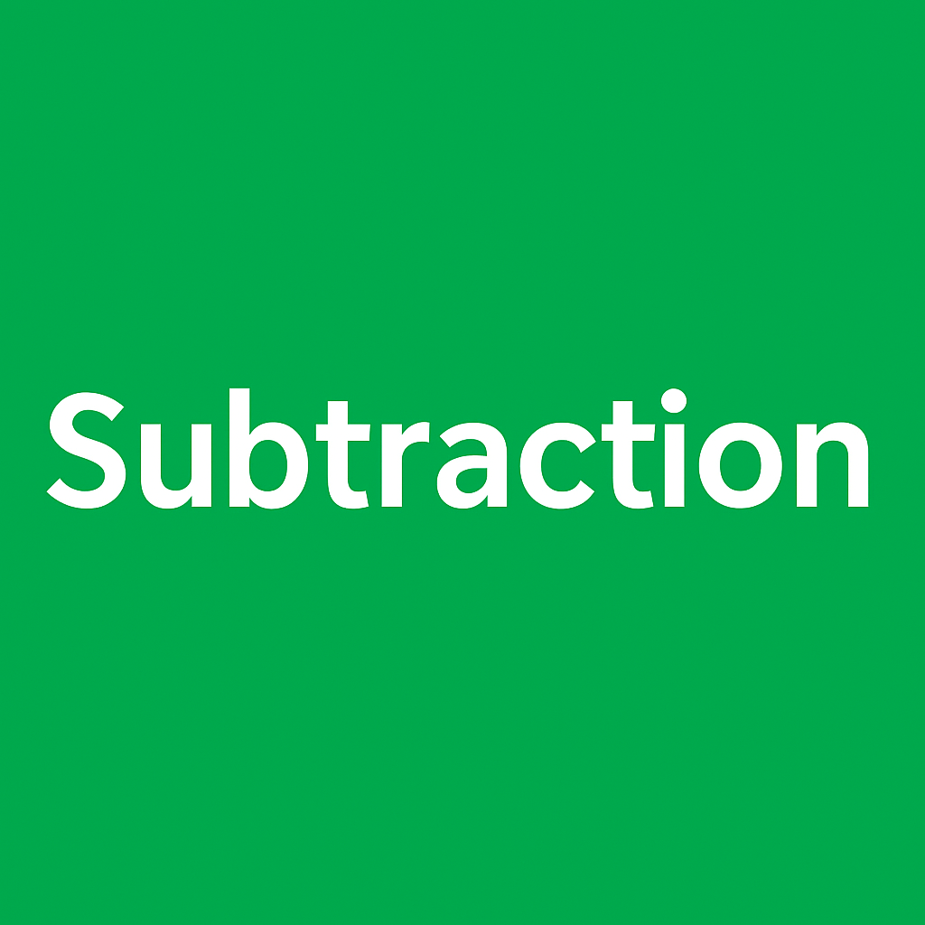 Subtraction